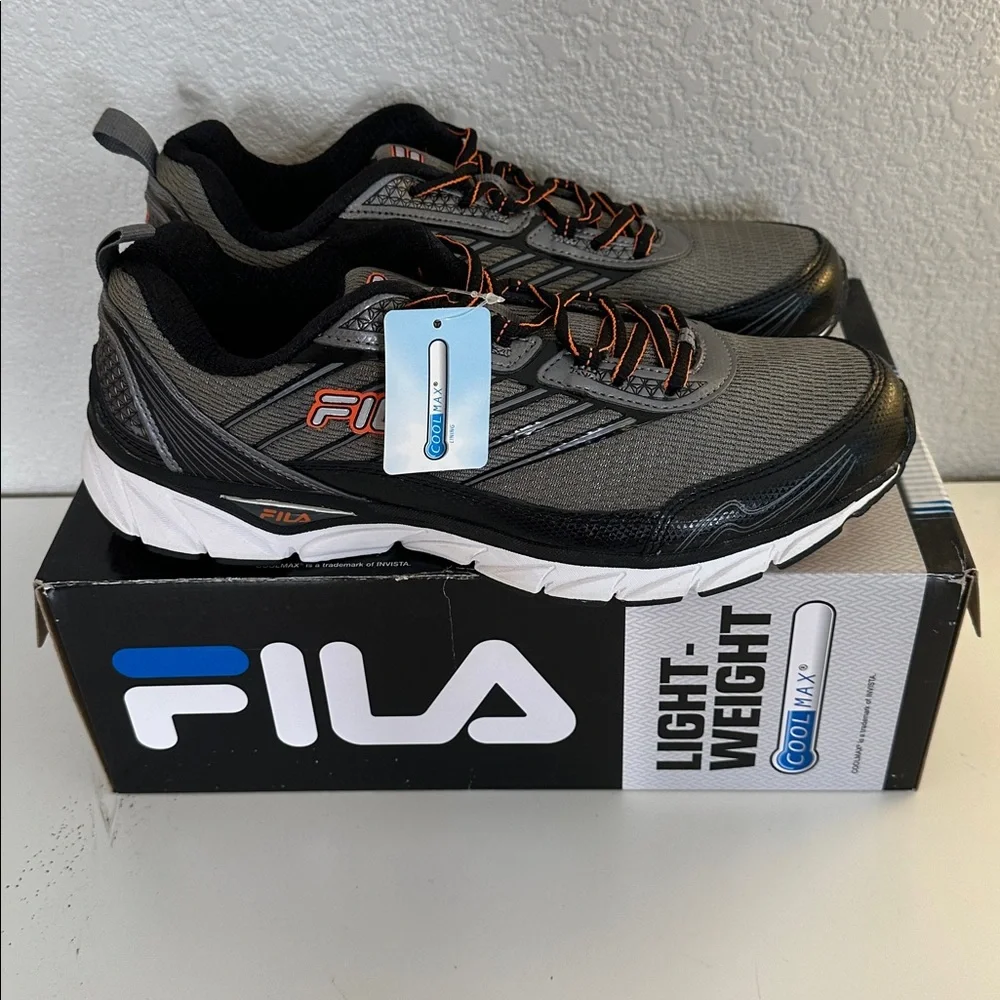 FILA Men's Windshift 12 Running Shoes Cool Max Wide Size 12 New‎ in Box!
